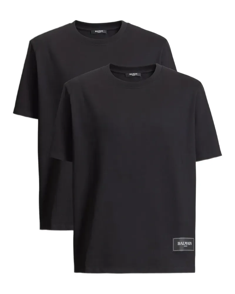 Balmain T-Shirts (2er-Set) - Schwarz Schwarz