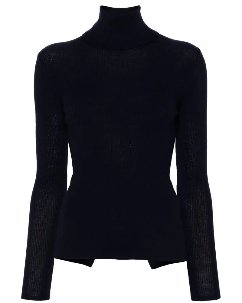 P.A.R.O.S.H. P.A.R.O H. Gerippter Pullover - Blau Blau