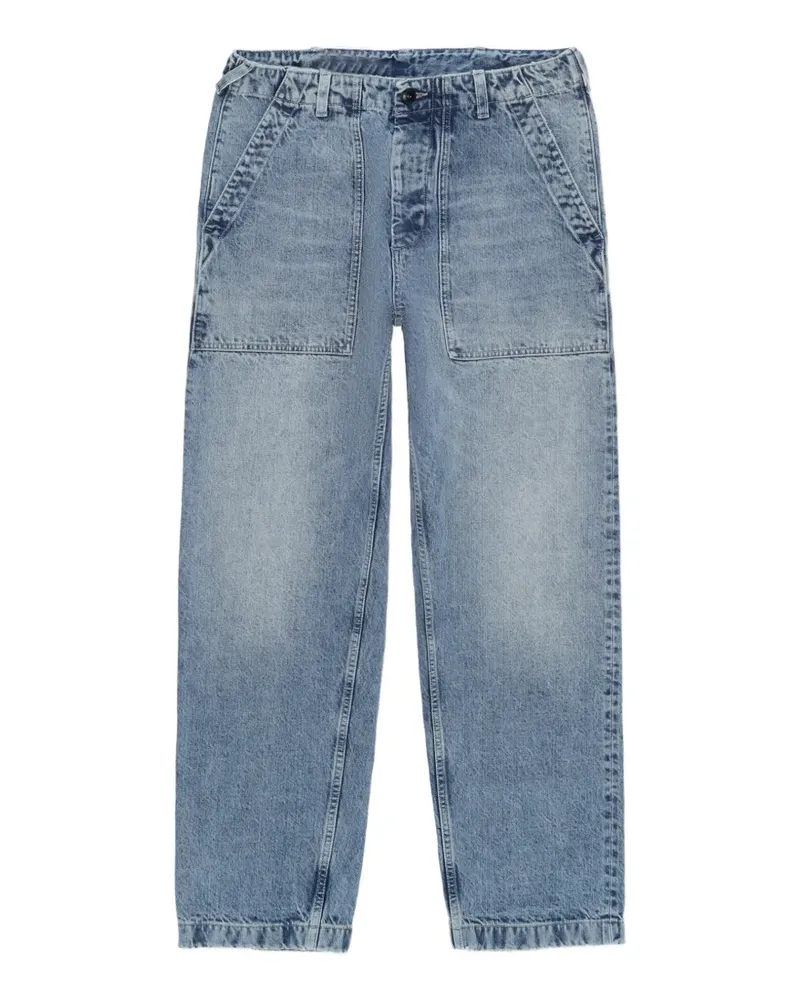 Fortela Newfatigue patch-pocket jeans - Blau Blau