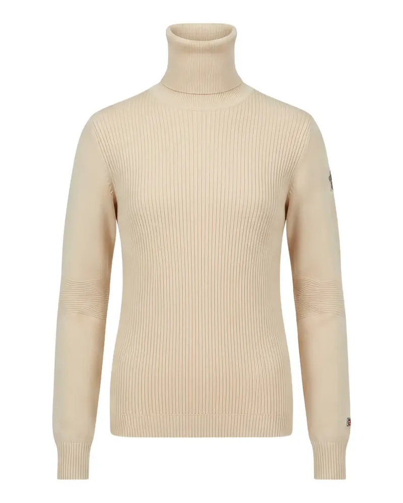 Moncler Gerippter Rollkragenpullover - Nude Nude