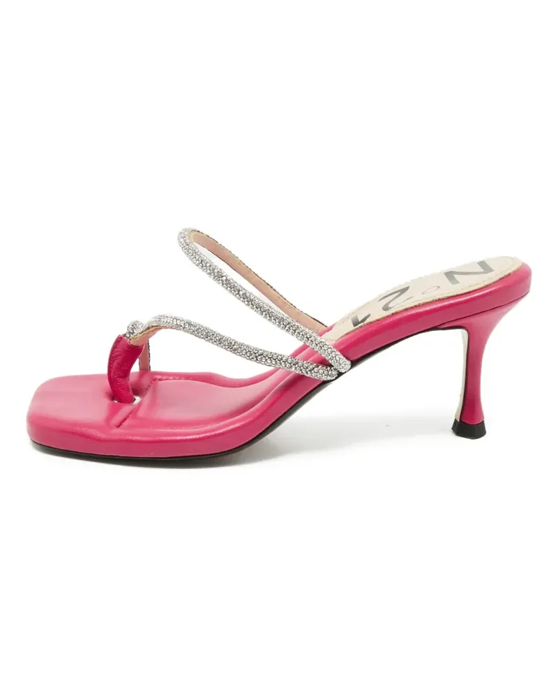 N° 21 Sandalen mit Kristallen - Rosa Rosa
