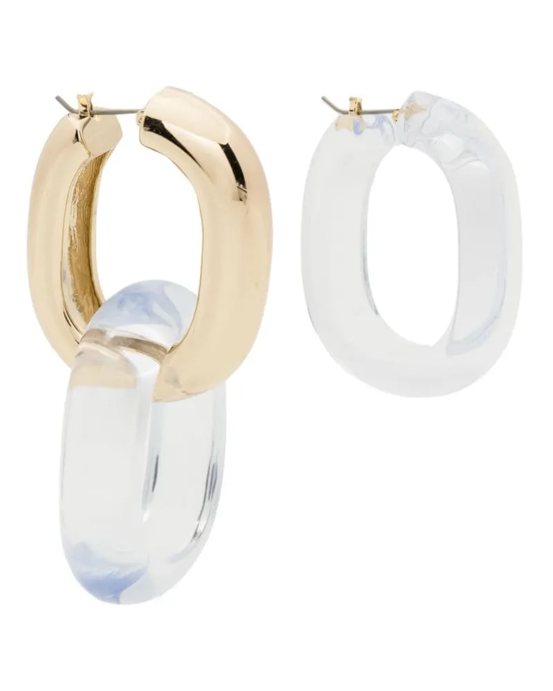 Sacai Goldfarbene Creolen Gold