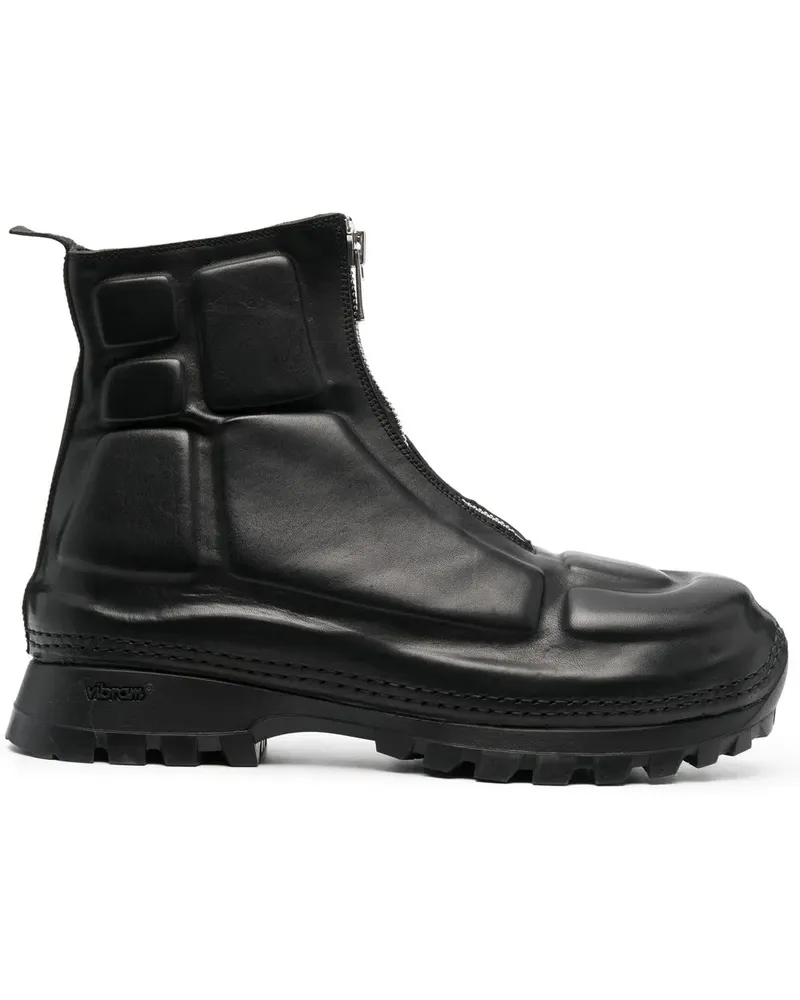 GUIDI Stiefel mit Reißverschluss - Schwarz Schwarz
