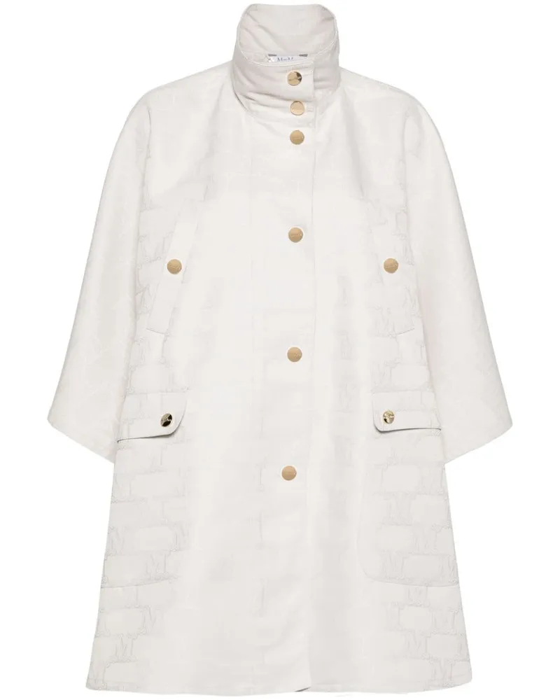 Max Mara Cape aus Monogramm-Jacquard - Nude Nude