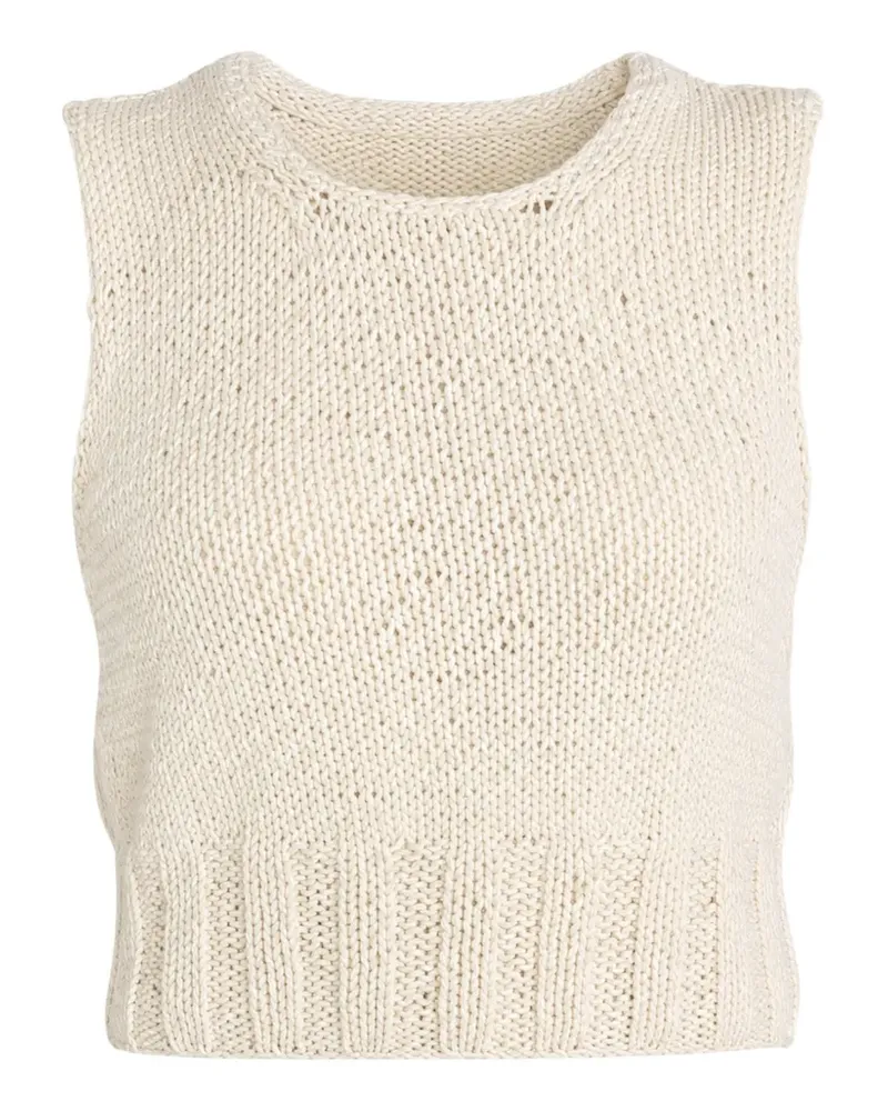 Pink Memories Pullunder mit Lochstrickmuster - Nude Nude