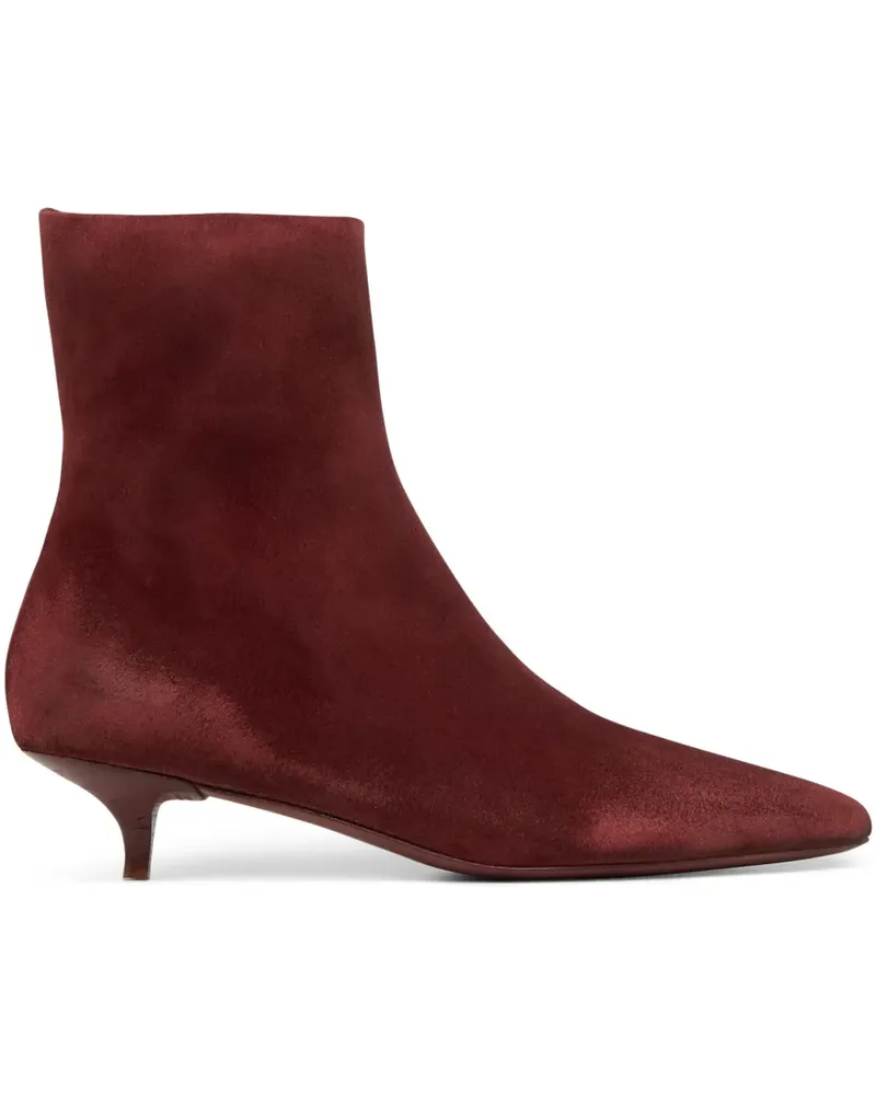 Marsèll Spitze Stiefel mit Kitten-Heel-Absatz - Rot Rot
