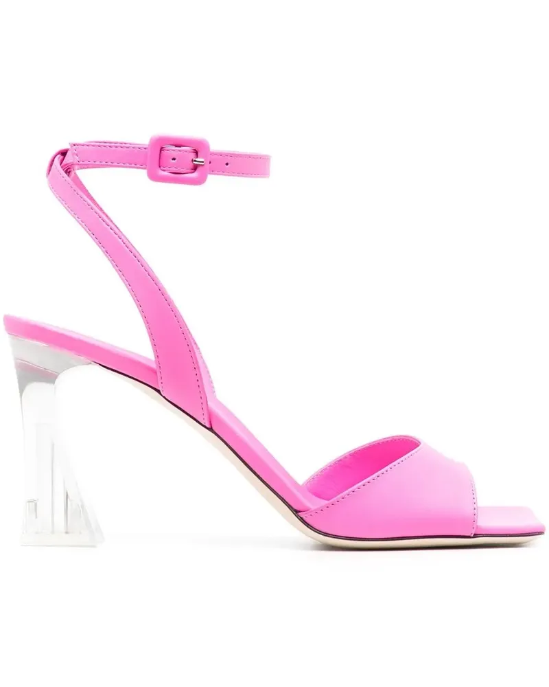 Giuseppe Zanotti Sandalen mit transparentem Absatz - Rosa Rosa
