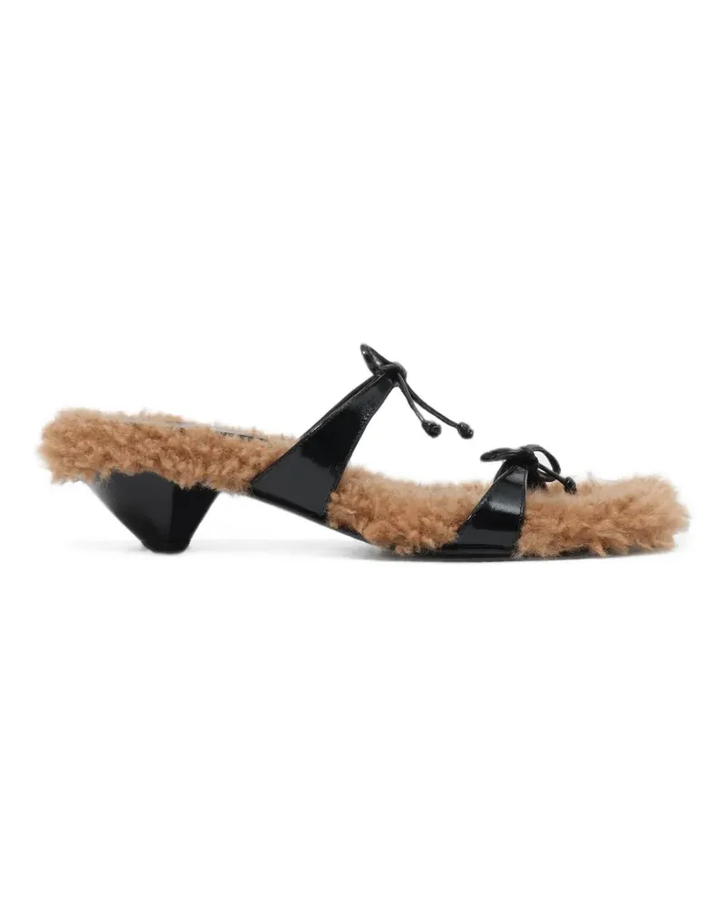 BIMBA Y LOLA Sandalen mit Schnürung - Schwarz Schwarz