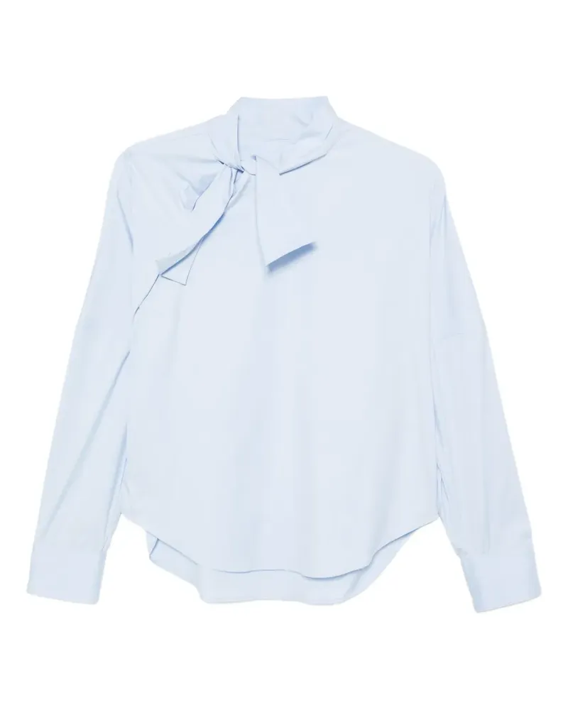 XACUS Tansi Hemd mit Schleife - Blau Blau