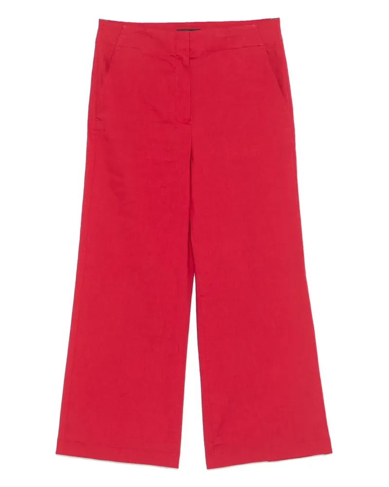 Theory Hose mit Bügelfalten - Rot Rot