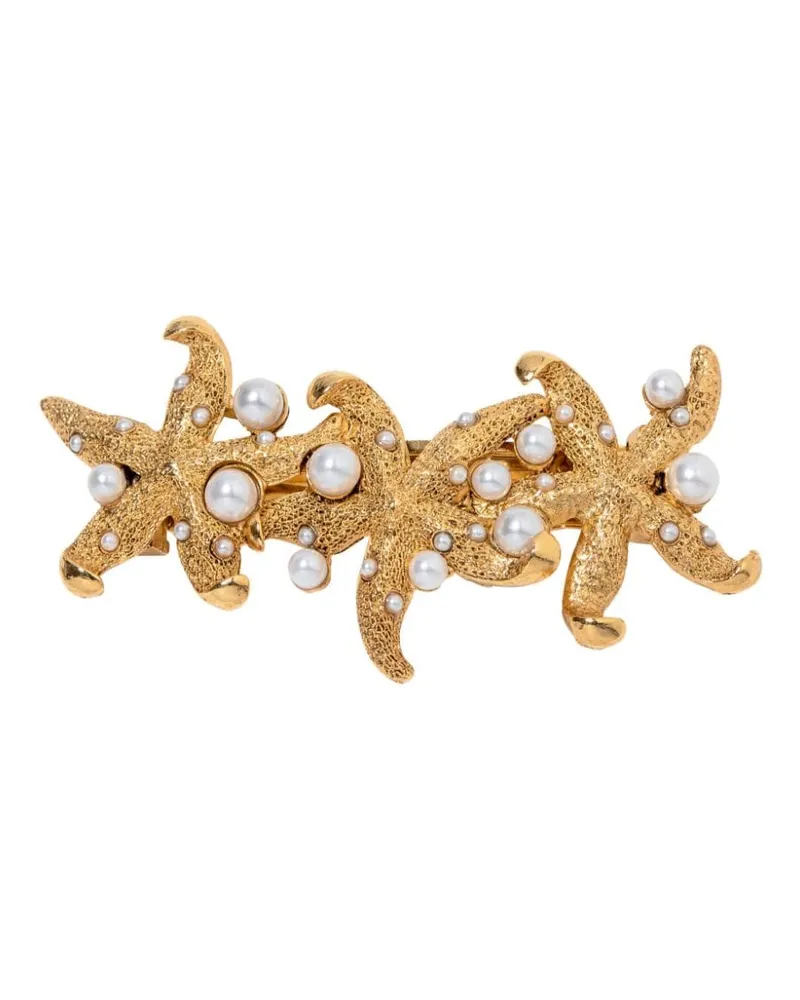 Jennifer Behr Thalassa Haarspange mit Perlen - Gold Gold