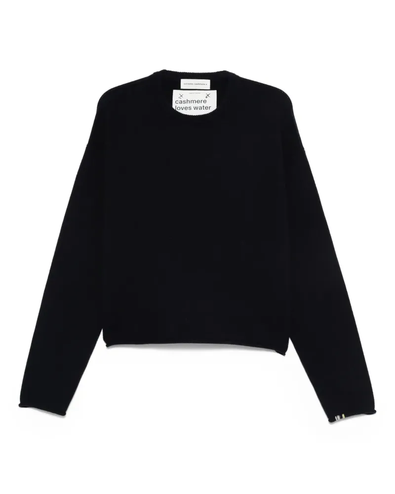 extreme cashmere Pullover mit rundem Ausschnitt - Blau Blau