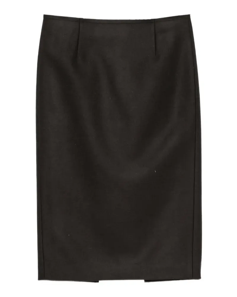 Maison Margiela Asymmetrischer Midirock - Braun Braun