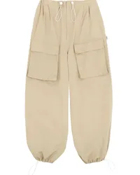 Maison Margiela Cargohose mit weitem Bein Nude