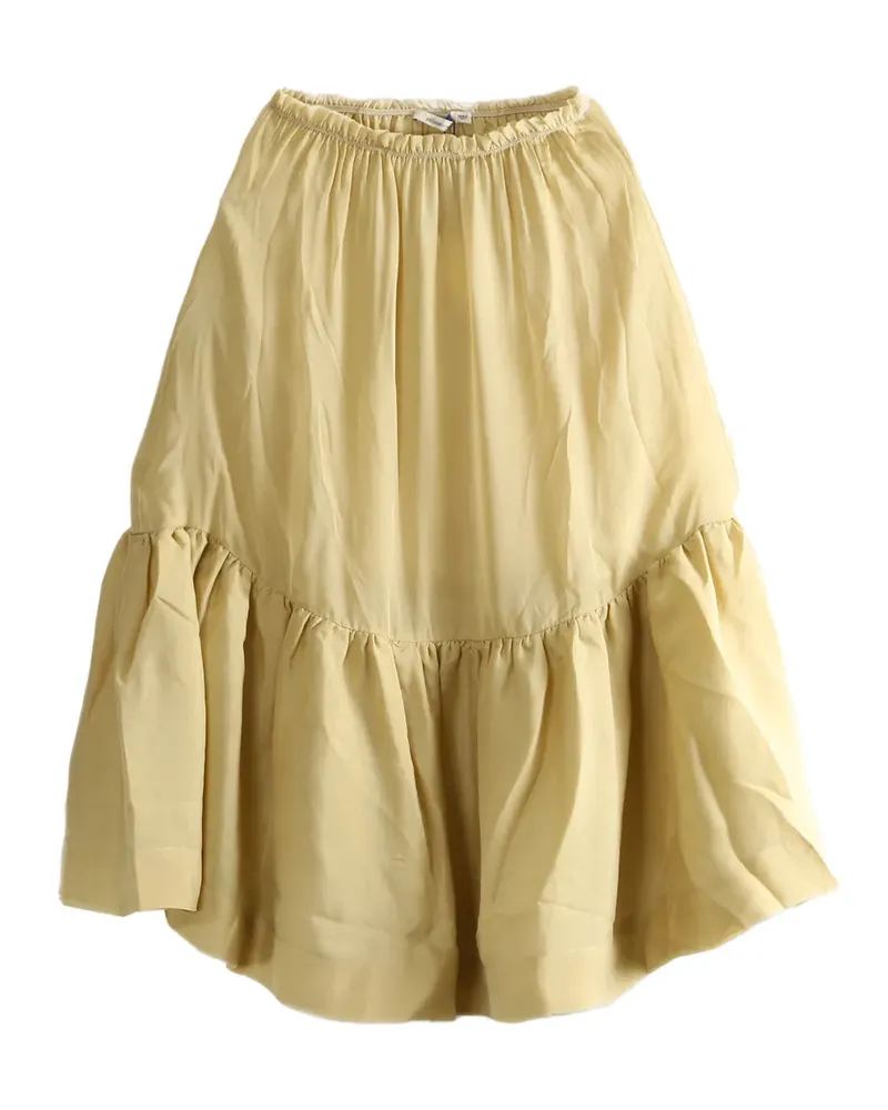 Paloma Wool Lamin ruffled tiered midi skirt - Gelb Gelb