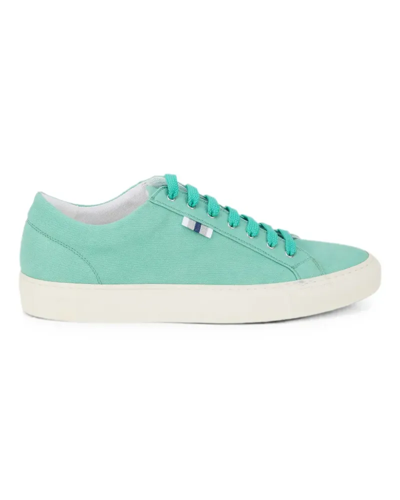 Fedeli lace-up cotton sneakers - Grün Grün