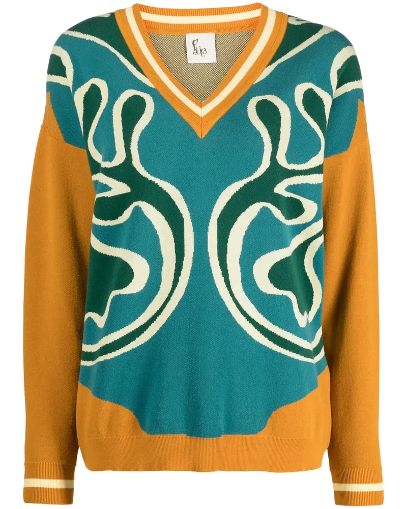 PAULA Gestreiftes Sweatshirt - Blau Blau