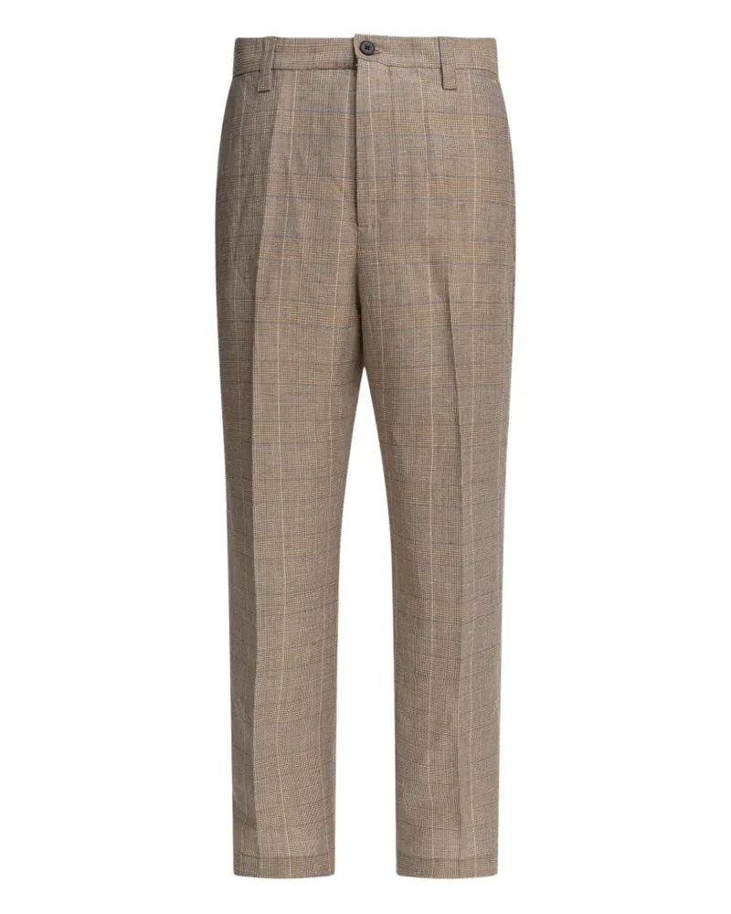 NN 07 Karierte Hose - Braun Braun