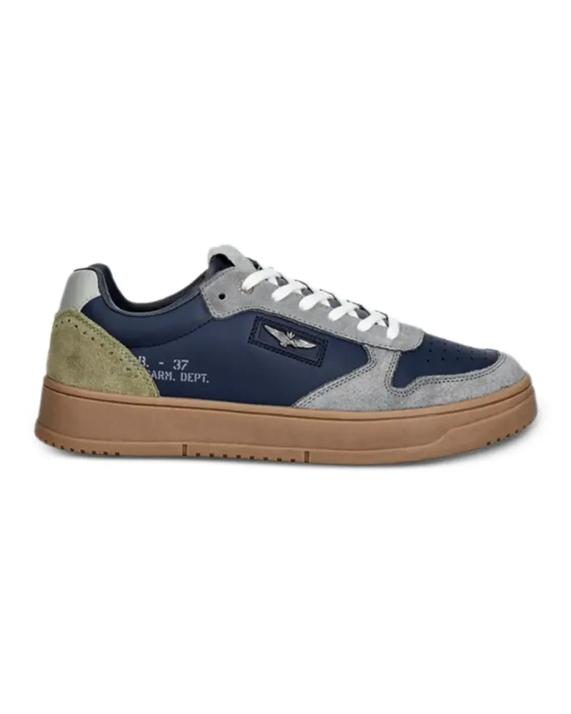 Aeronautica Militare Sneakers mit Einsätzen - Blau Blau
