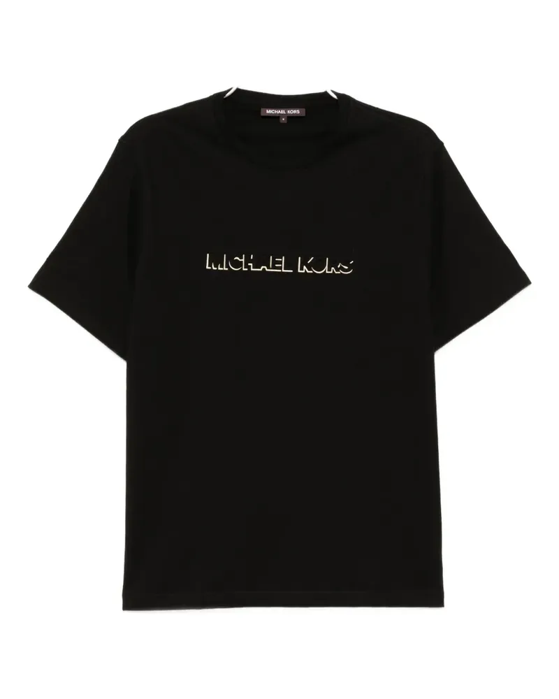 Michael Kors logo-embossed T-shirt - Schwarz Schwarz