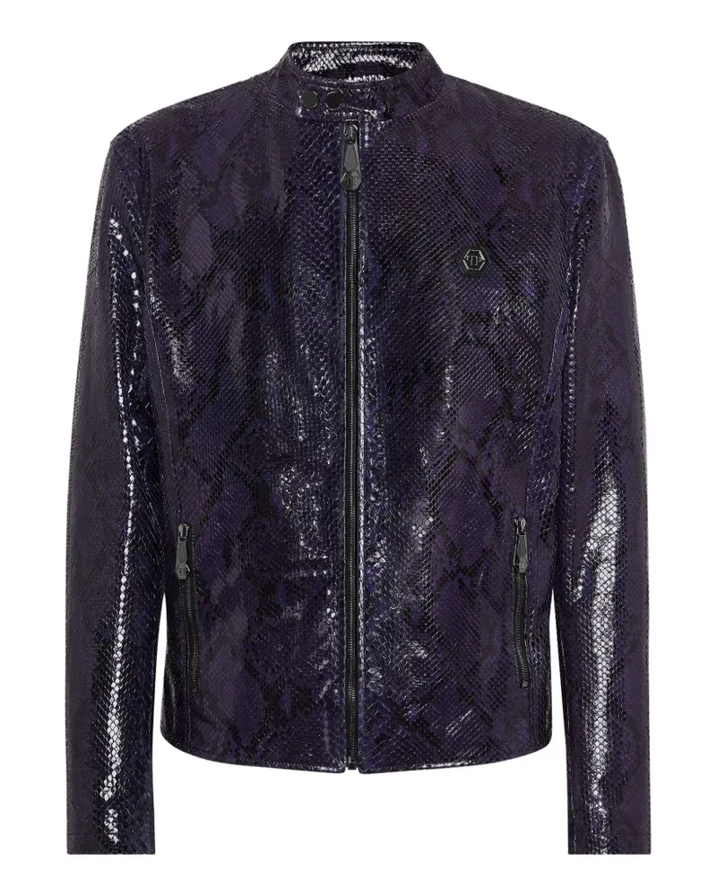 Philipp Plein long-sleeve jacket - Violett Violett