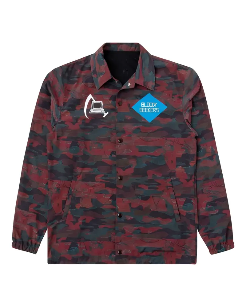 Undercover Bloody Geekers Jacke mit Camouflage-Print - Rot Rot