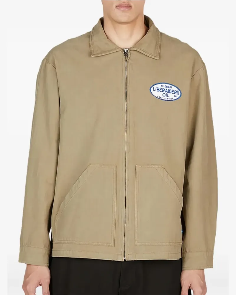 Liberaiders Jacke mit Cartoon-Stickerei - Nude Nude