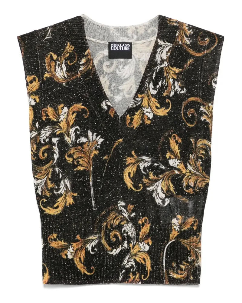 Versace Jeans Barocco Oberteil - Schwarz Schwarz