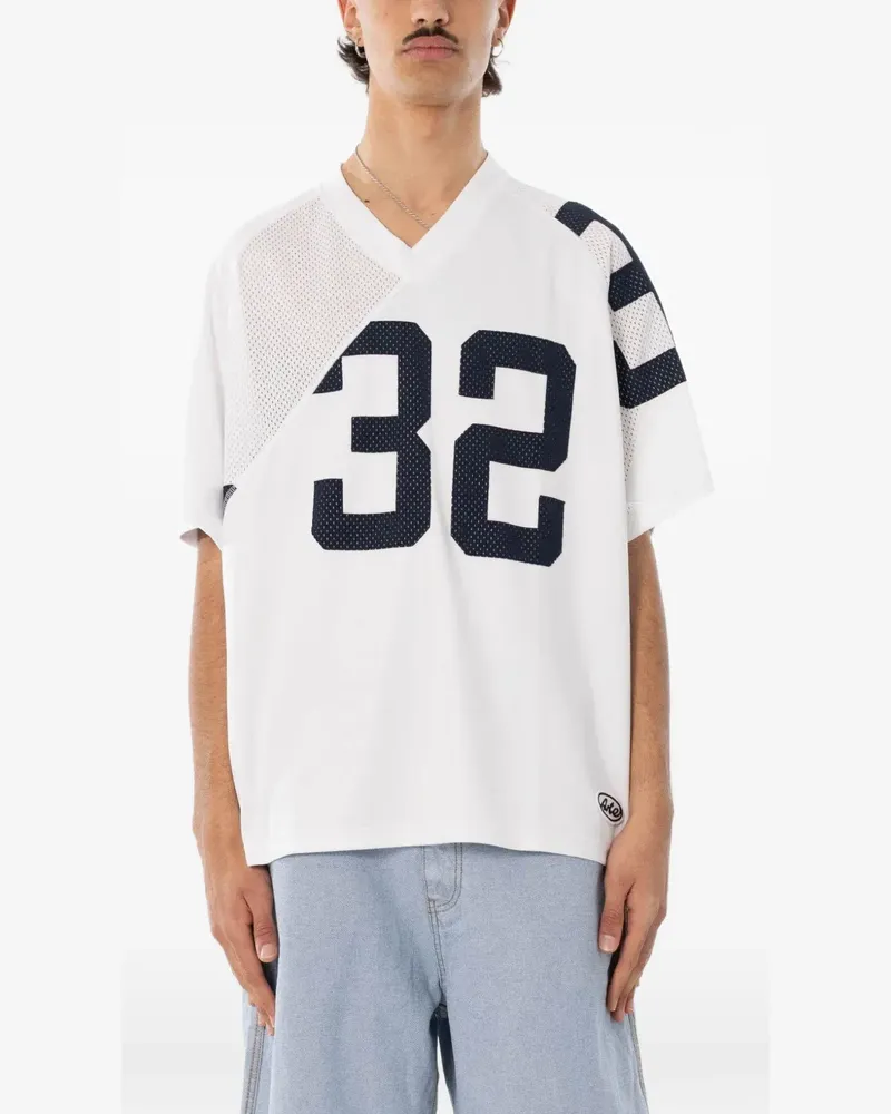 Arte Antwerp T-Shirt mit Mesh-Einsatz - Weiß Weiß