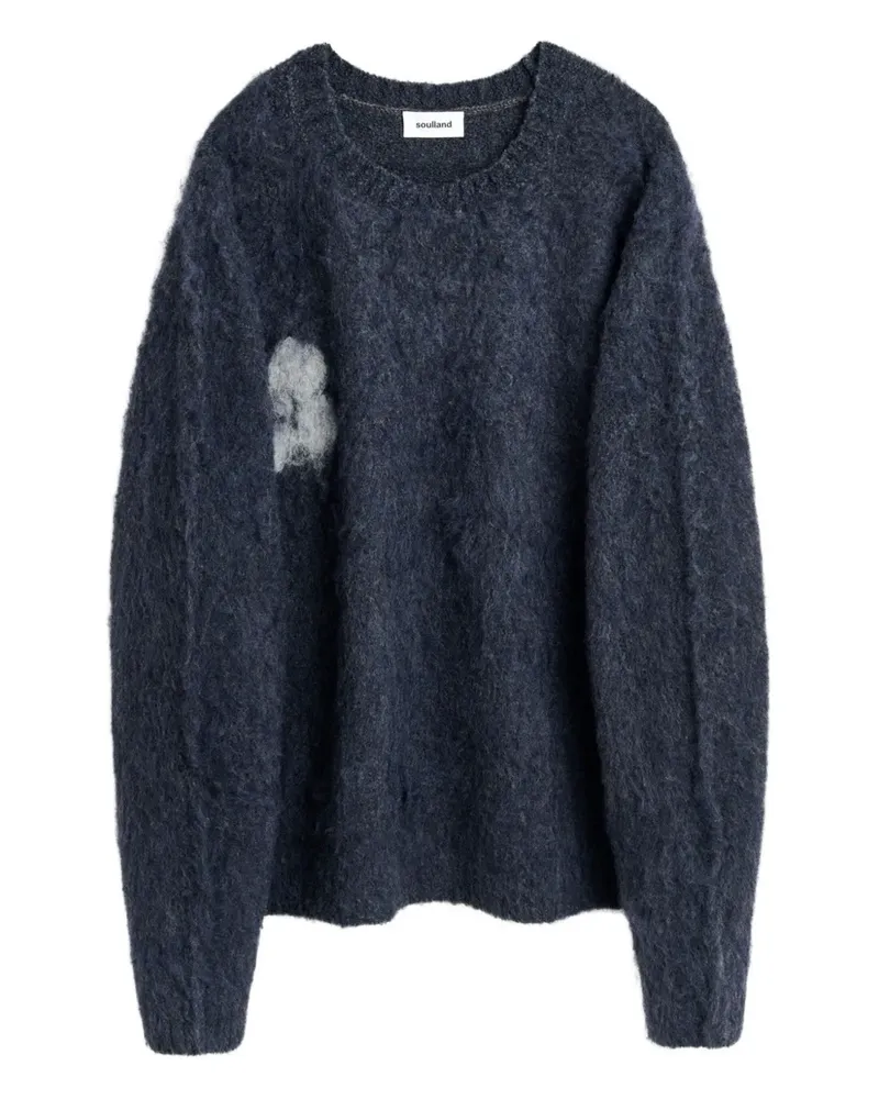 Soulland Frank Pullover mit rundem Ausschnitt - Blau Blau