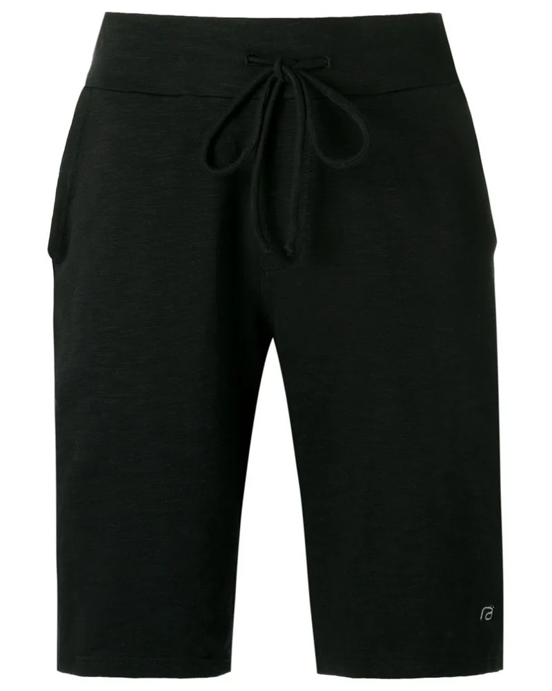 Amir Slama Knielange Shorts mit Stickerei - Schwarz Schwarz