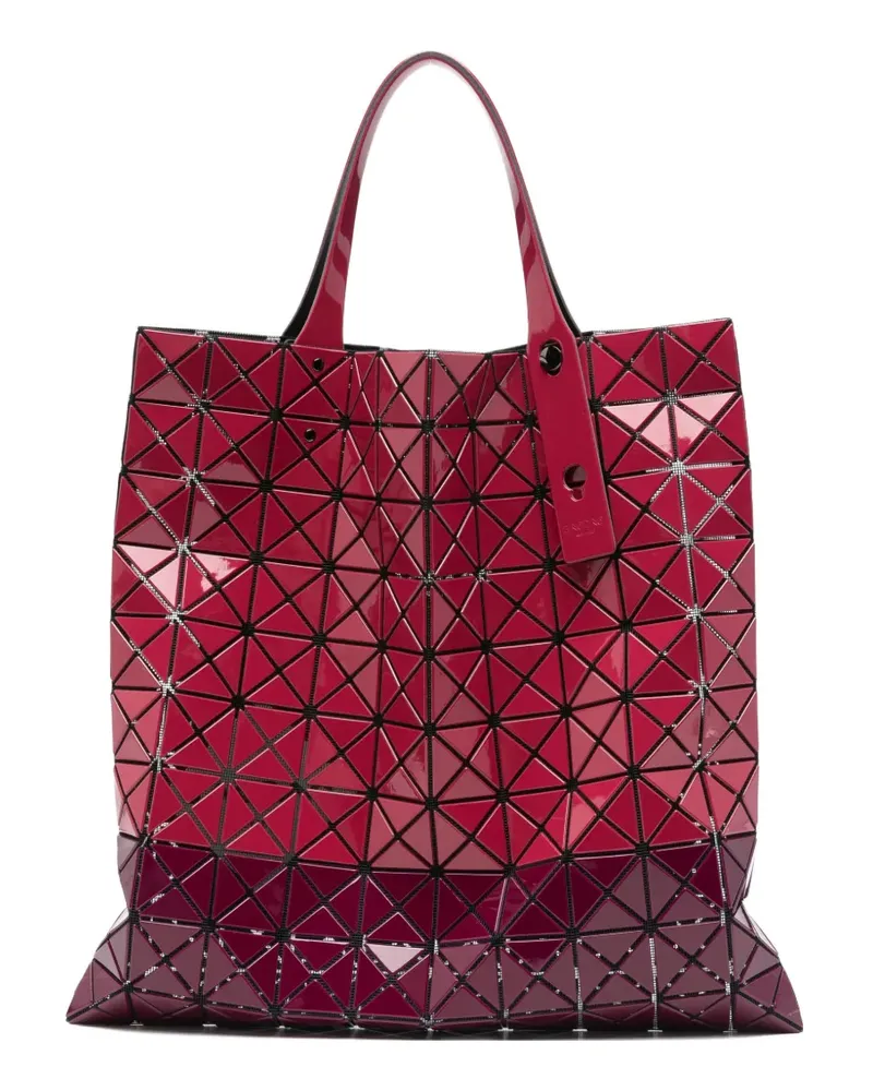 Issey Miyake Handtasche mit geometrischem Muster - Rot Rot