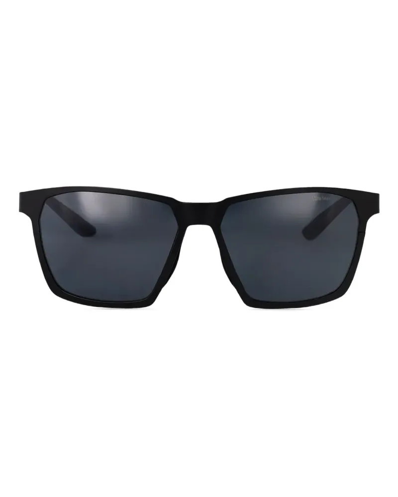 Nike Eckige Maverick Valor Sonnenbrille - Schwarz Schwarz