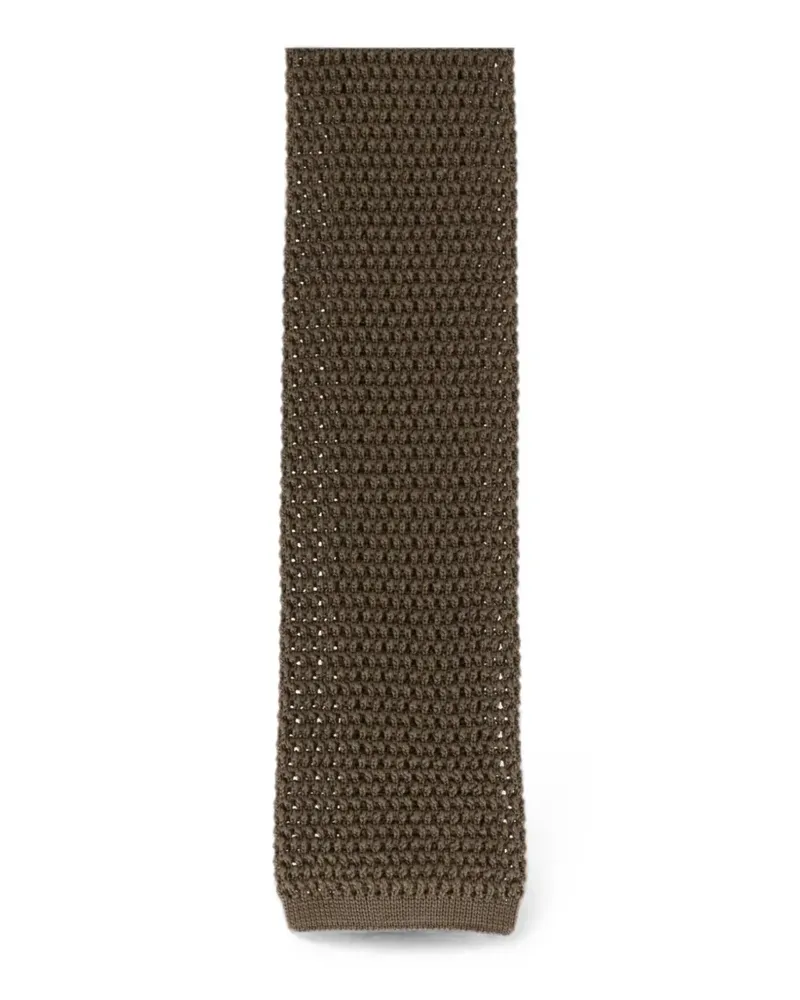 Tom Ford knitted tie - Grün Grün
