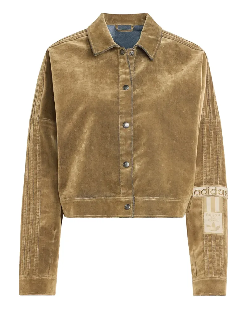 adidas Break Jacke - Braun Braun