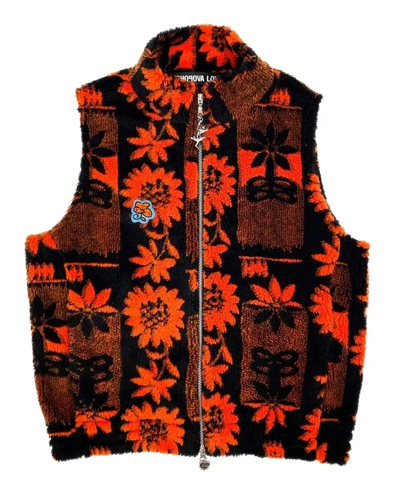 CHOPOVA LOWENA Sunflower Fleeceweste - Orange Orange