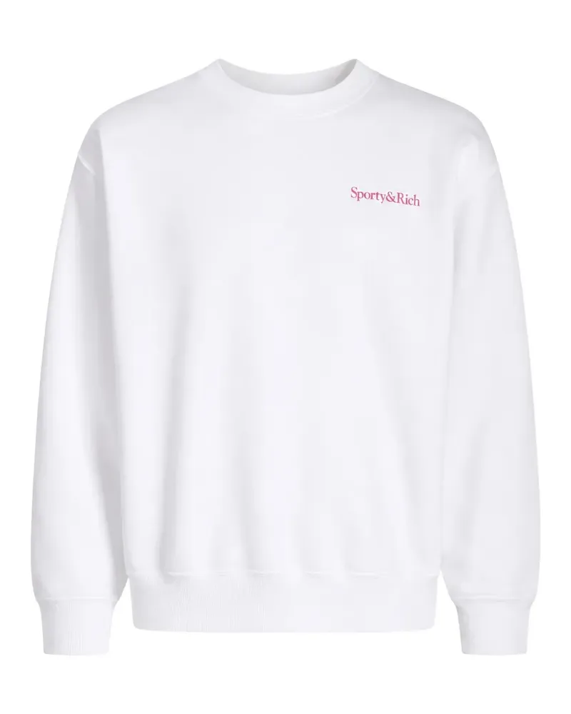 SPORTY & RICH logo-print sweatshirt - Weiß Weiß