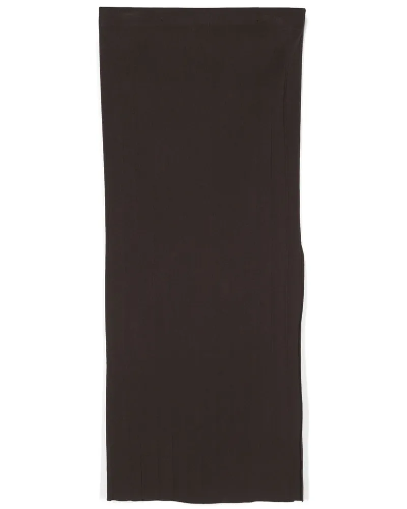 REMAIN Mittellanger Bleistiftrock - Braun Braun