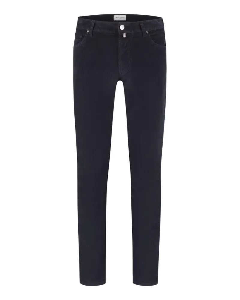 Jacob Cohën Schmale Cordhose - Blau Blau