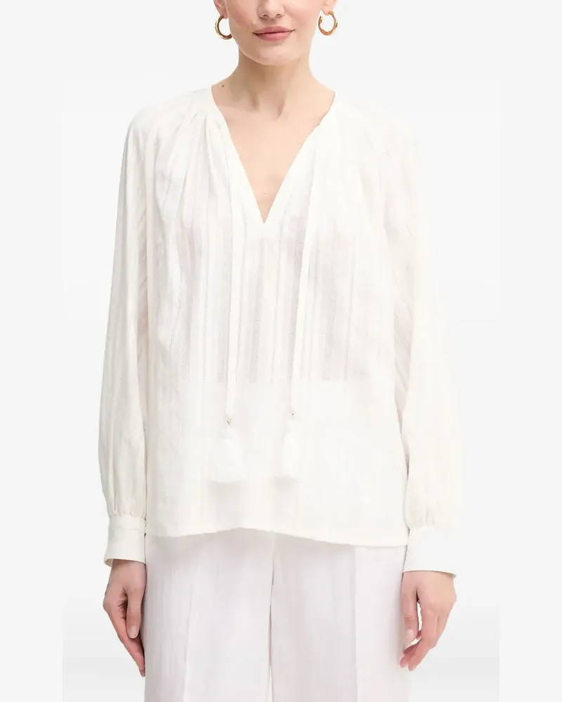 Luisa Spagnoli Bluse aus Baumwolle - Nude Nude