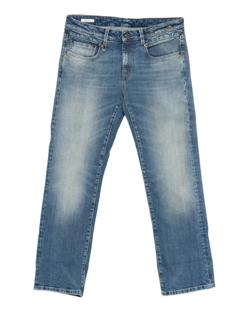 R13 cuffed straight jeans - Blau Blau