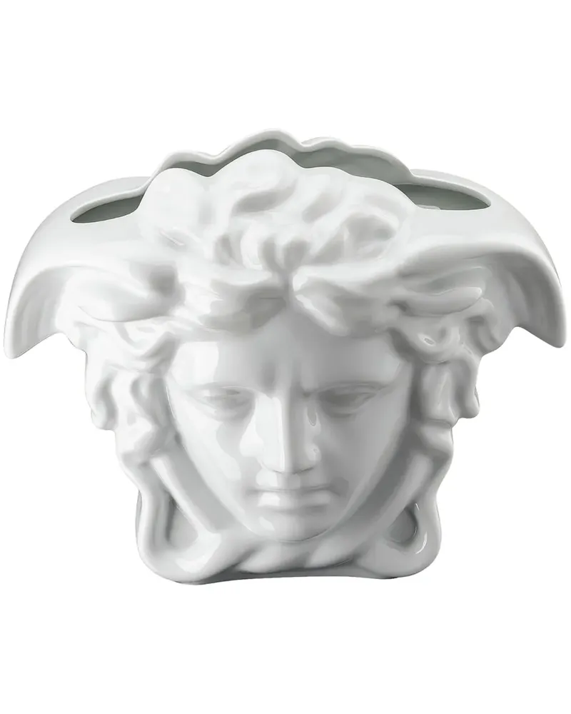 Versace Medusa Grande Vase aus Porzellan 37cm - Weiß Weiß