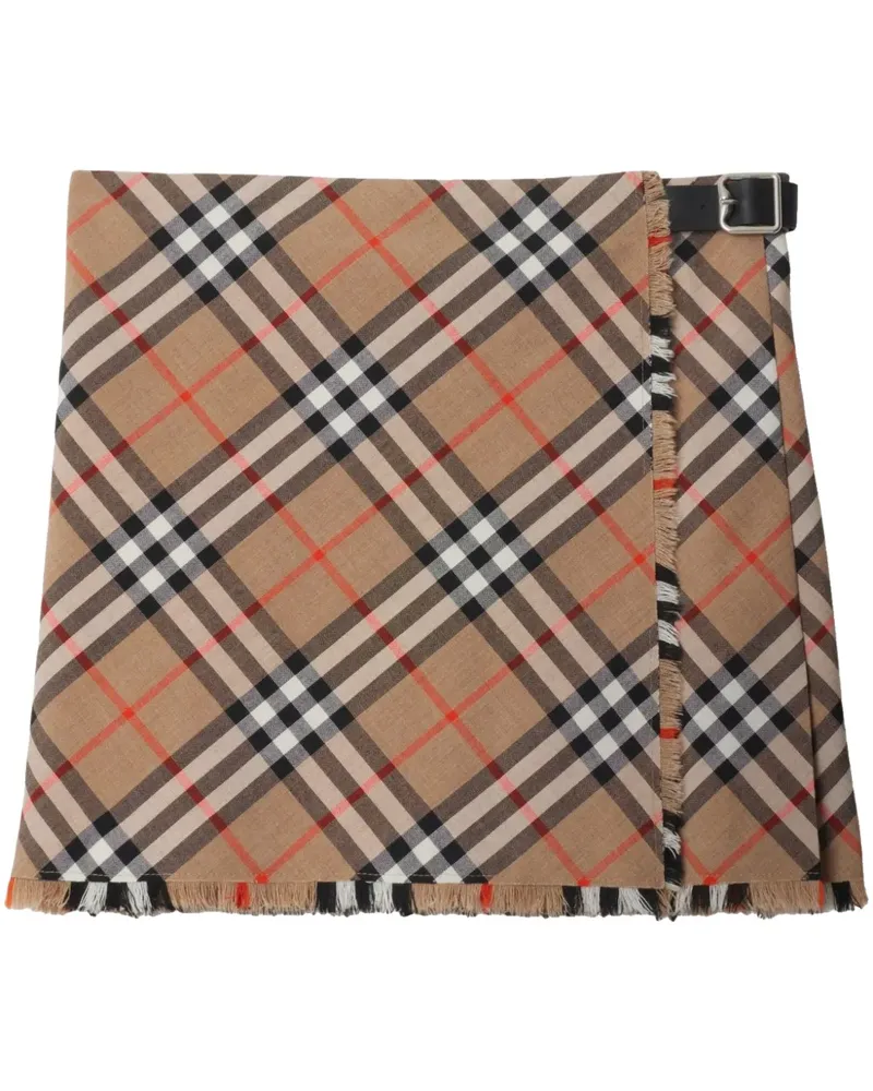 Burberry Karierter Rock - Braun Braun