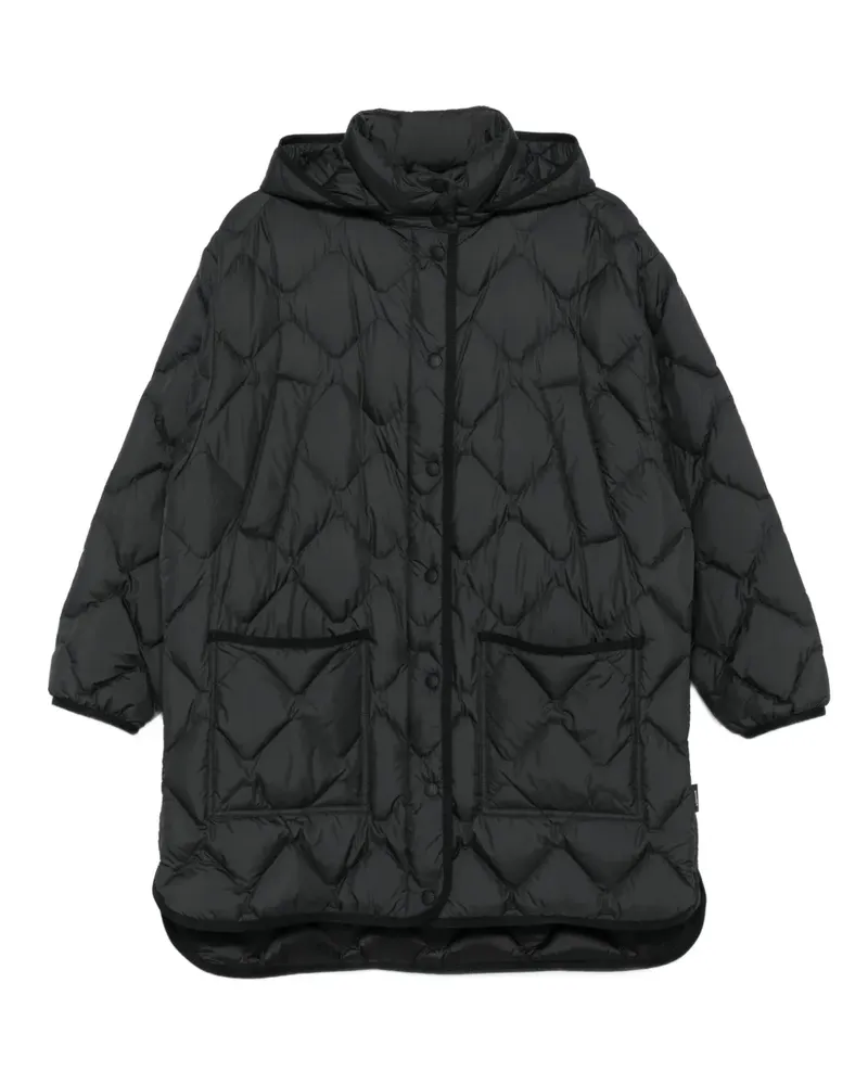 Woolrich Gesteppter Kapuzenmantel - Schwarz Schwarz