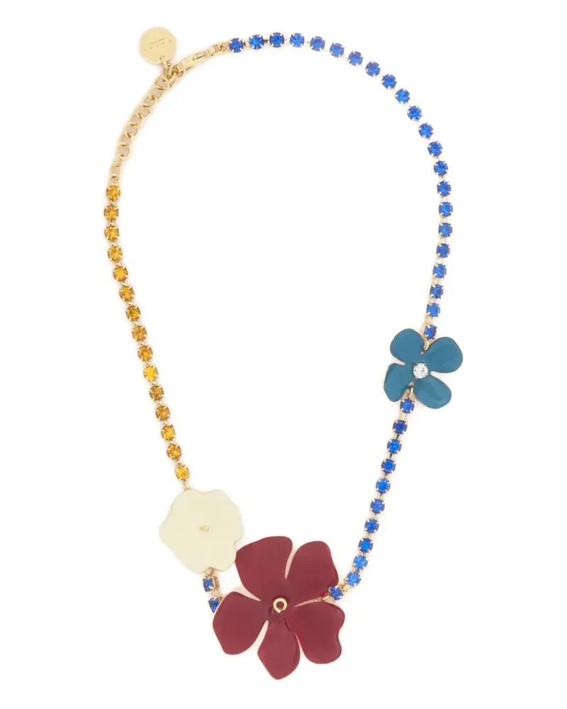 Marni flower-detail necklace - Gold Gold