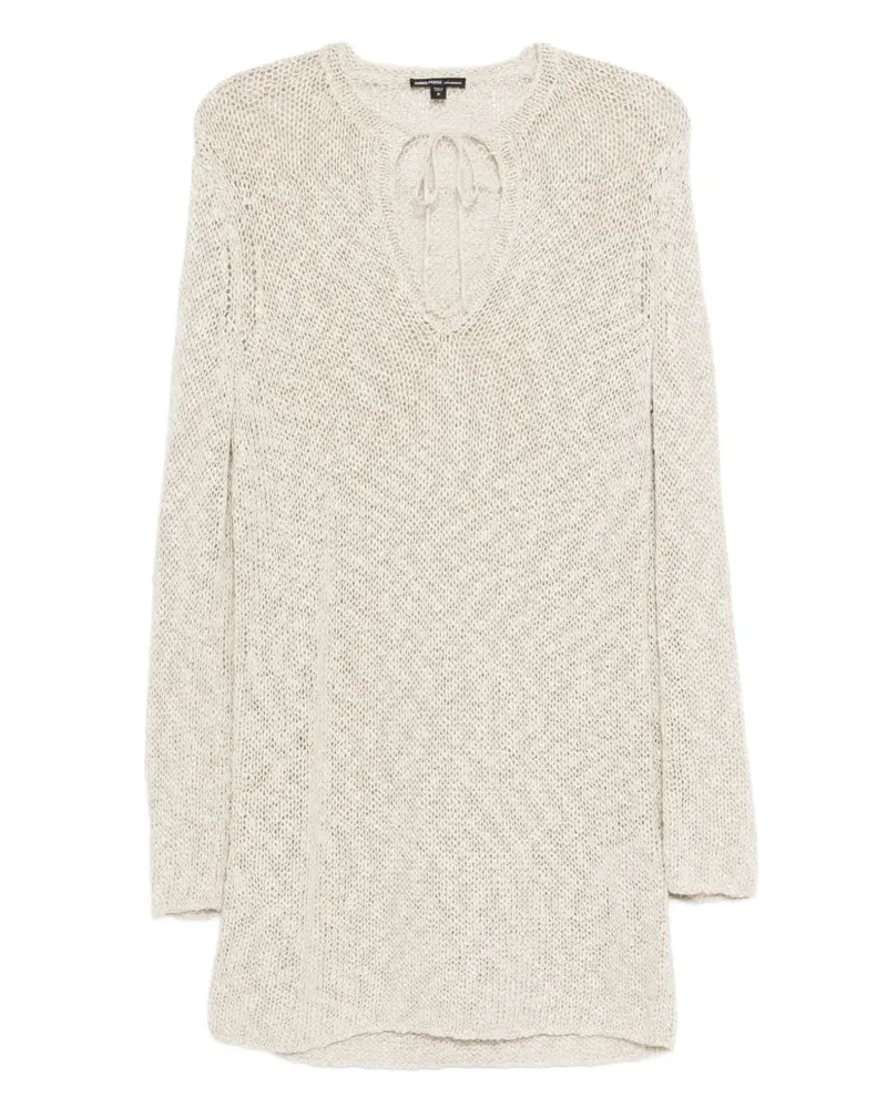 James Perse Langärmeliges Kleid - NATURAL Natural