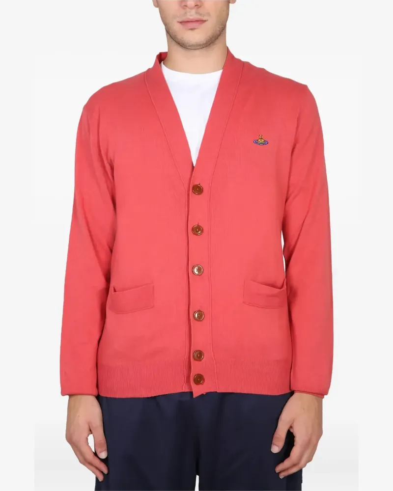 Vivienne Westwood patch-pocket buttoned cardigan - Rot Rot
