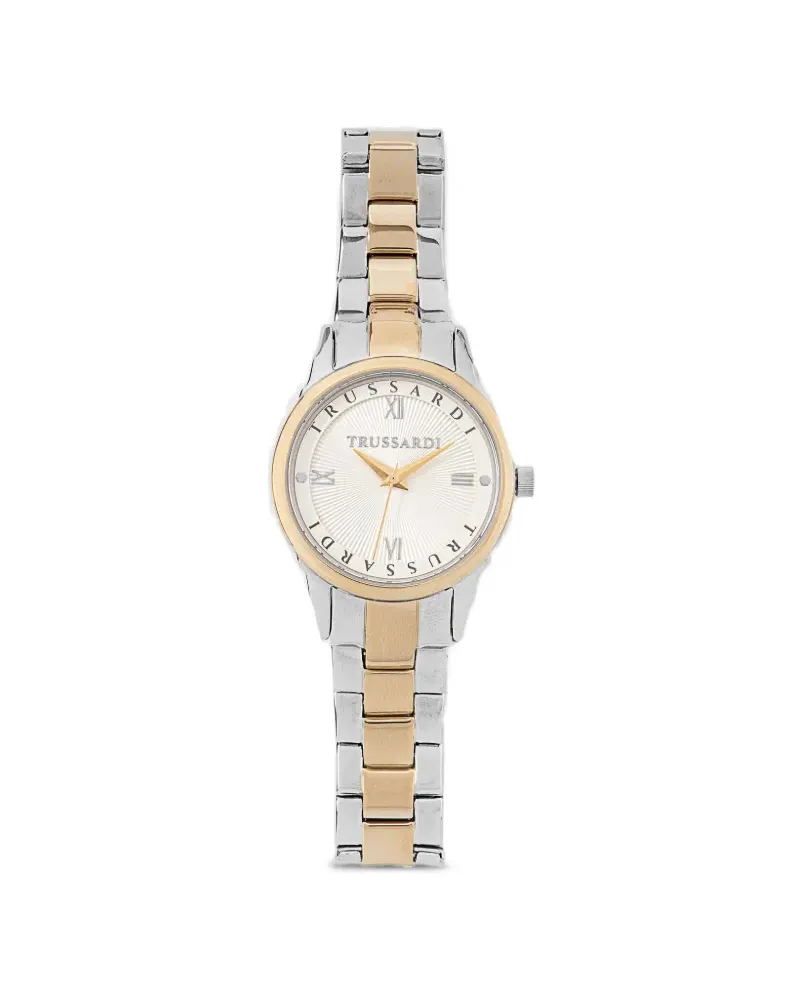 Trussardi Two-Tone 30mm watch - Silber Silber