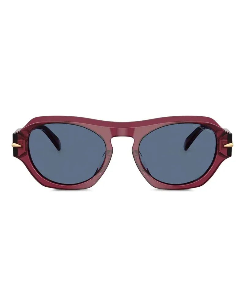 Michael Kors Toronto Sonnenbrille mit Brauensteg - Rot Rot