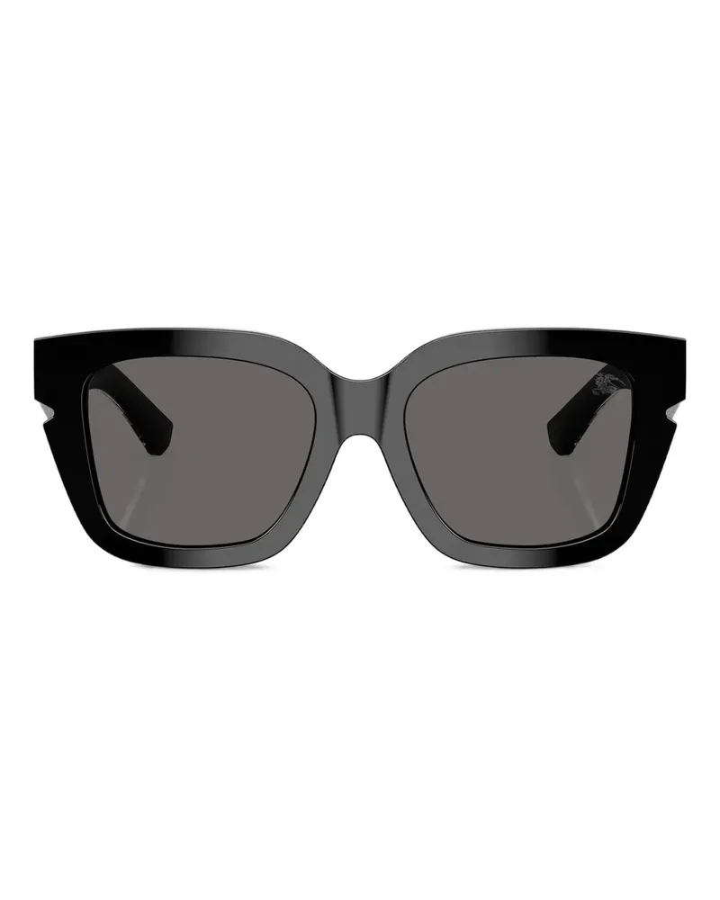 Burberry Sonnenbrille mit eckigem Gestell - Schwarz Schwarz